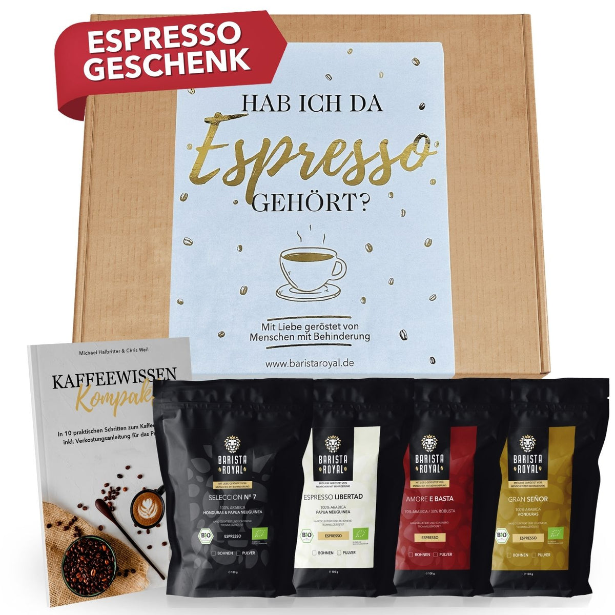 Espresso Geschenkset von Barista Royal