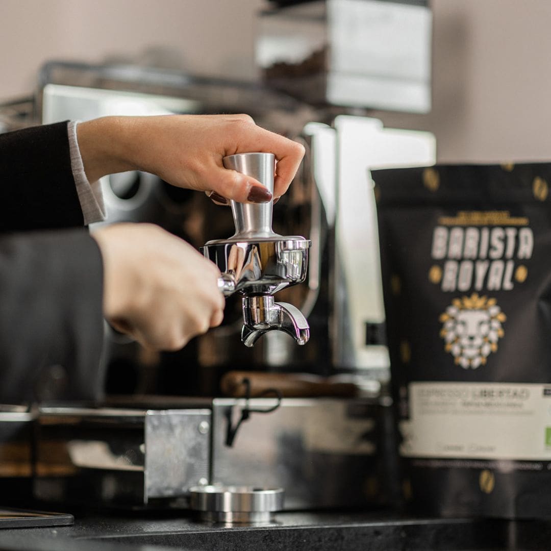 Kaffee in der Siebträgermaschine