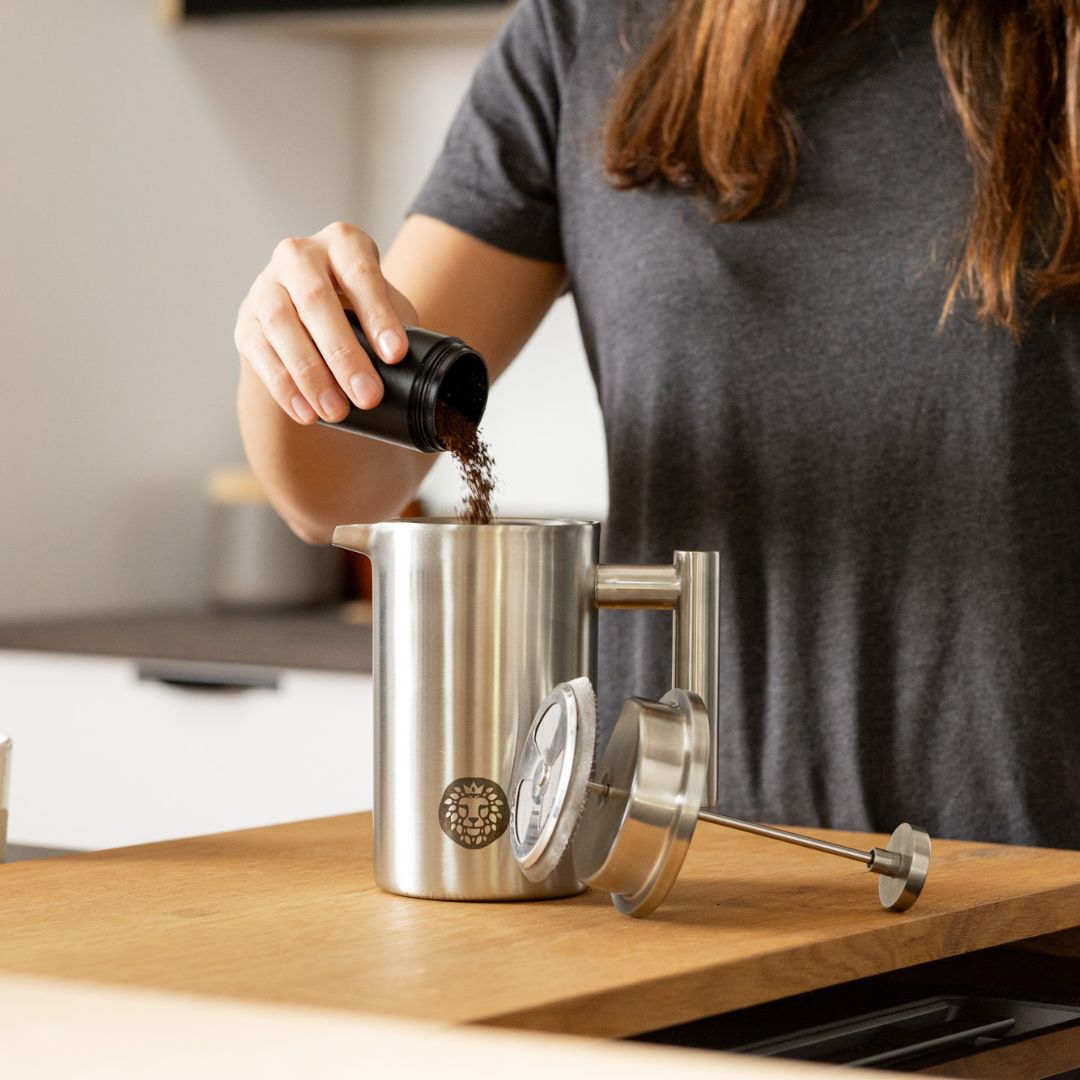 French Press aus Edelstahl