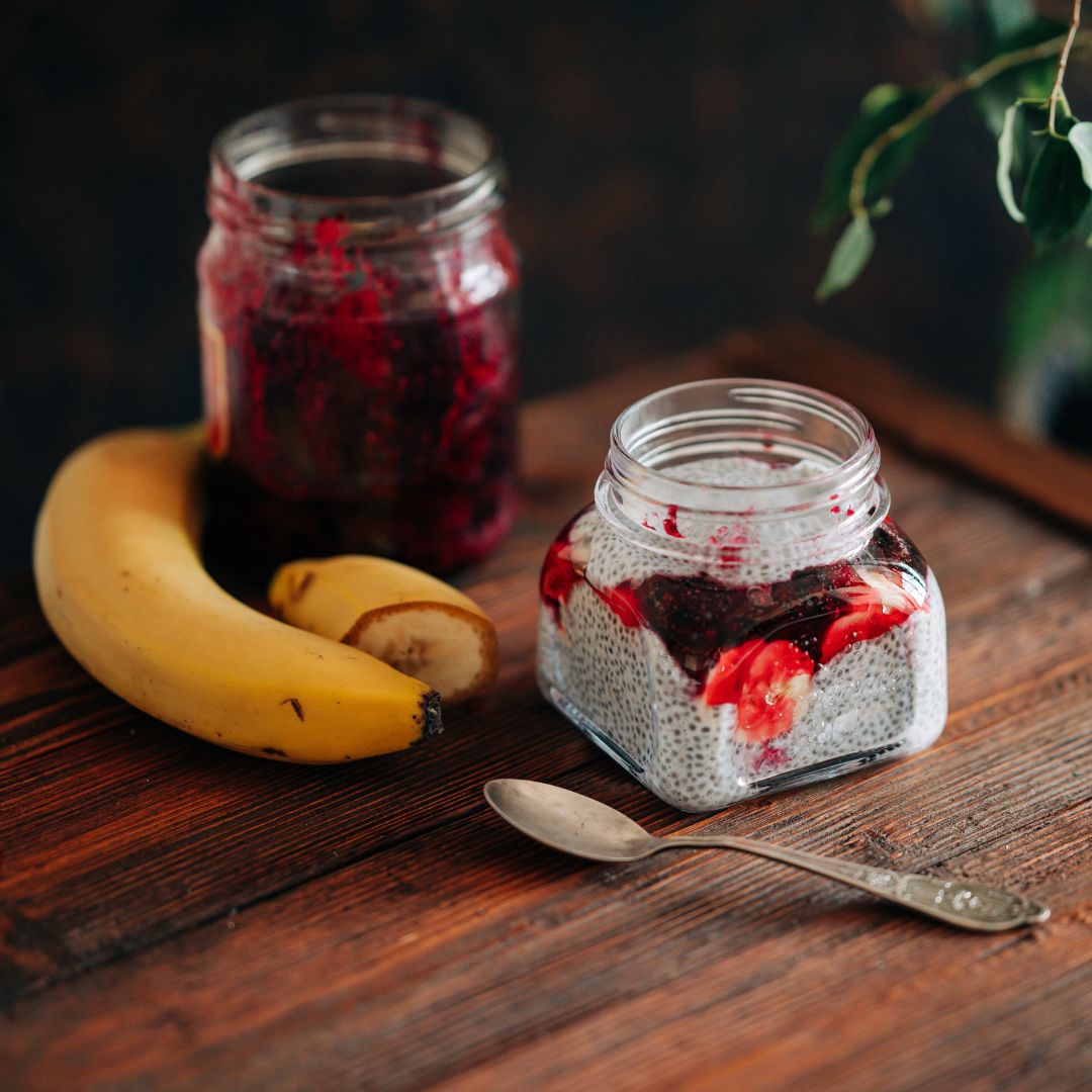 Kaffee Chia Pudding
