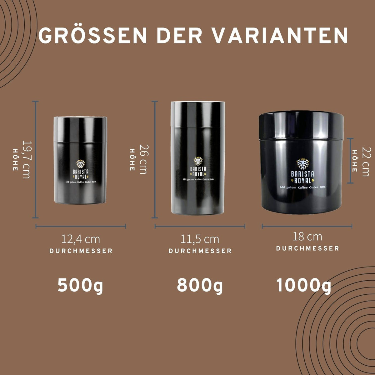 - Barista Royal Vakuumdose / Kaffeedose für Kaffeebohnen - Coffeevac - Barista Royal Vakuumdose / Kaffeedose für Kaffeebohnen - Coffeevac - Barista Royal GmbH