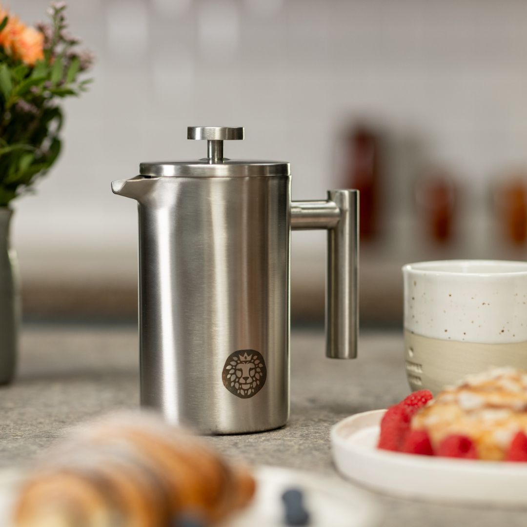 French Press aus Edelstahl