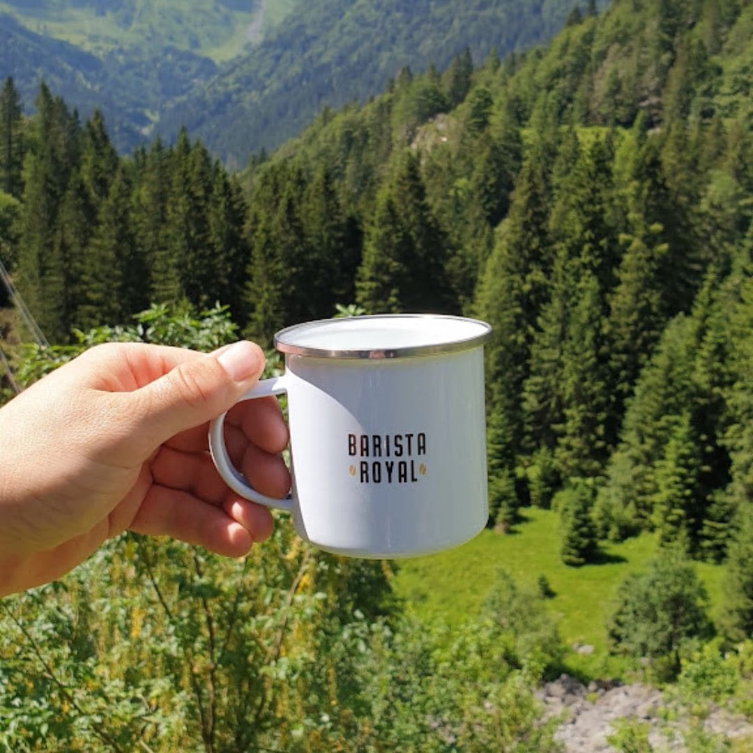 Barista Royal Emaille Tasse