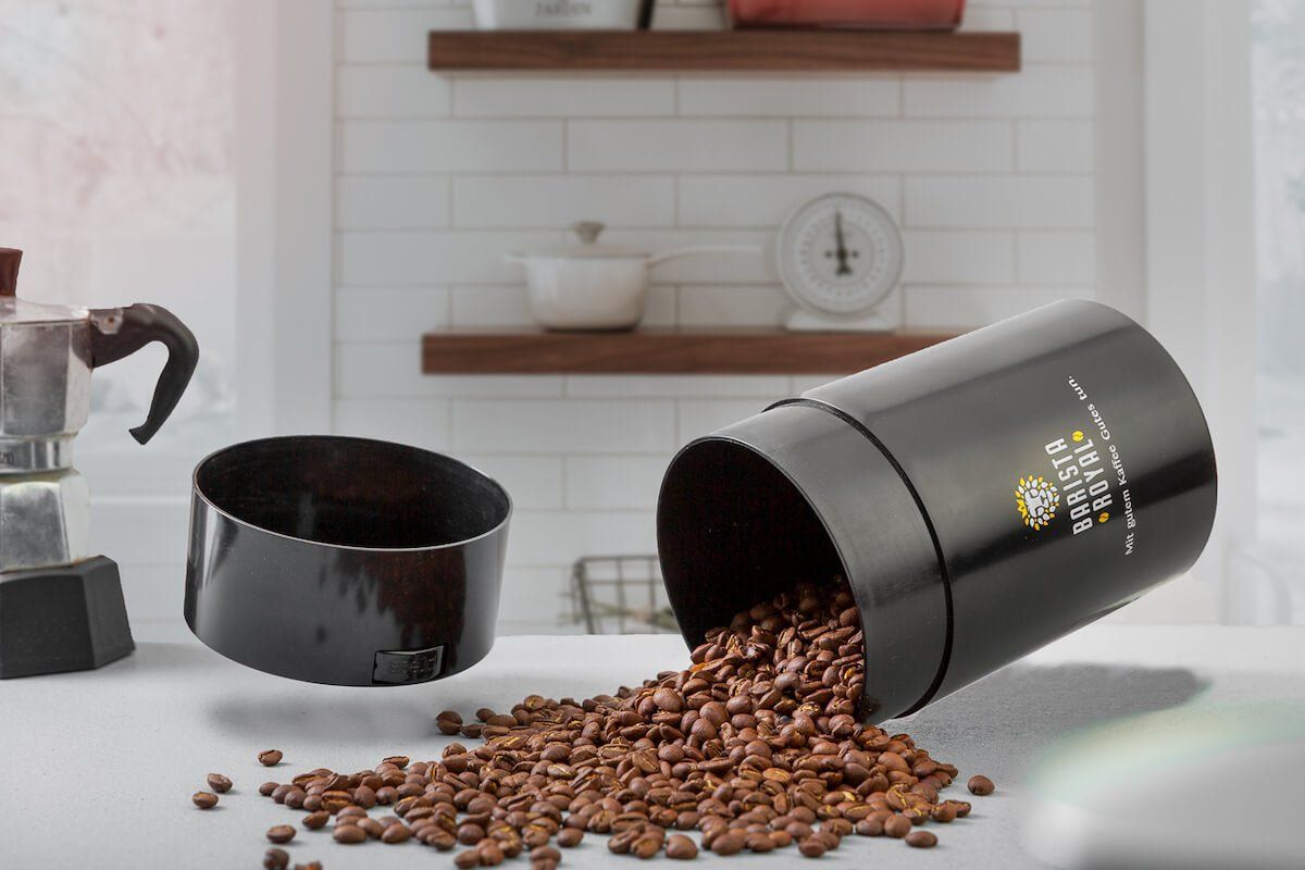 Barista Royal Vakuumdose / Kaffeedose für Kaffeebohnen - Coffeevac - Barista Royal GmbH - Barista Royal Vakuumdose / Kaffeedose für Kaffeebohnen - Coffeevac - Barista Royal Vakuumdose / Kaffeedose für Kaffeebohnen - Coffeevac - Barista Royal GmbH