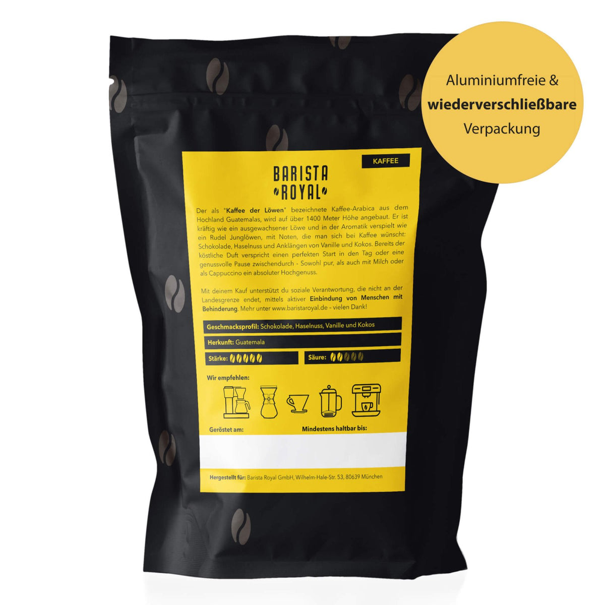 Geschenkset Kaffee mit schöner Tasse - Barista Royal GmbH - Geschenkset Kaffee mit schöner Tasse - Barista Royal GmbH