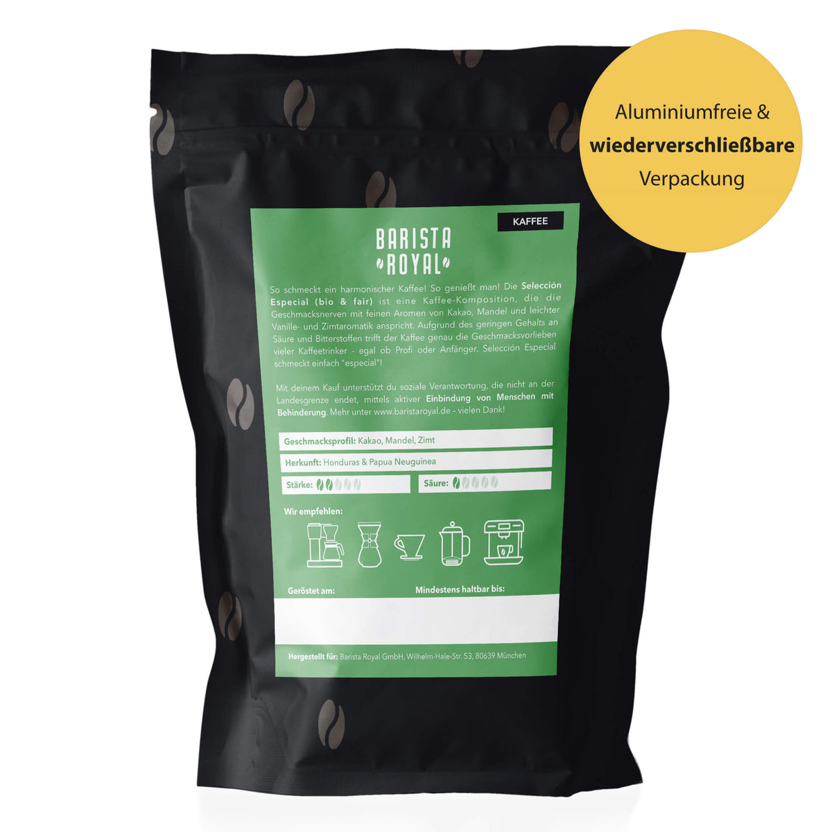 Geschenkset Kaffee mit schöner Tasse - Barista Royal GmbH - Geschenkset Kaffee mit schöner Tasse - Barista Royal GmbH